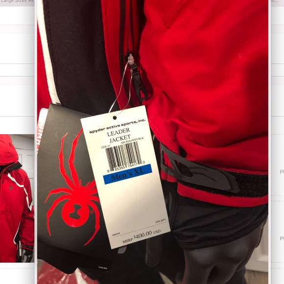 COPY - Spyder Mens Leader Jacket - Picture 11 of 11